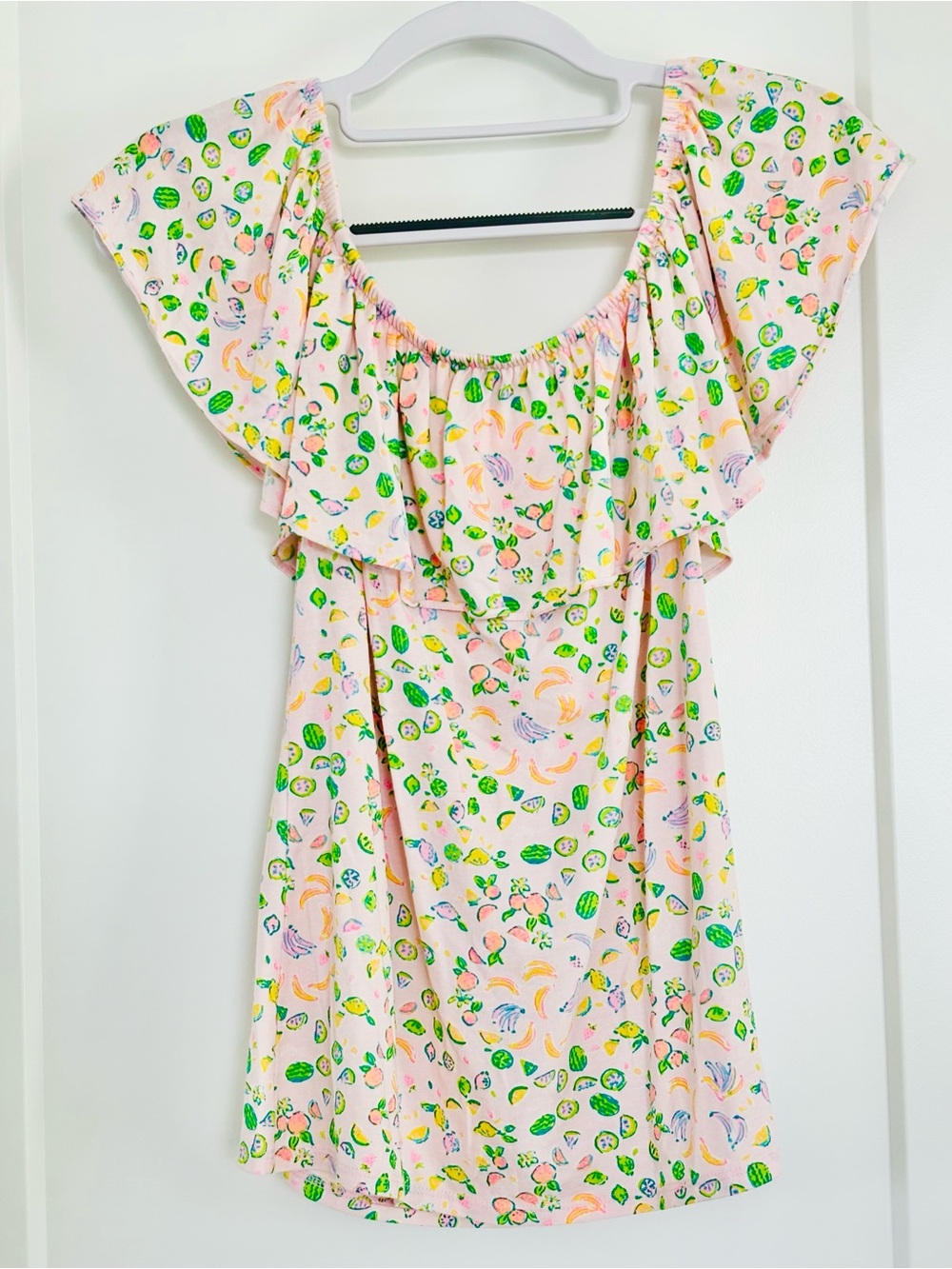 Lilly Pulitzer blouse with fruits pink blouse for summer